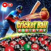 Cricket Ball Roulette stadium wheel at arion games